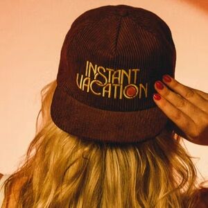 Instant Vacation Brown Corduroy Hat 🌵
